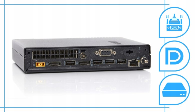 Lenovo ThinkCentre M70q 10世代 i5 16GB Komputer LENOVO ThinkCentre M70q G5 Tiny i5-14500T 16GB 512GB SSD